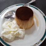 Flan con nata